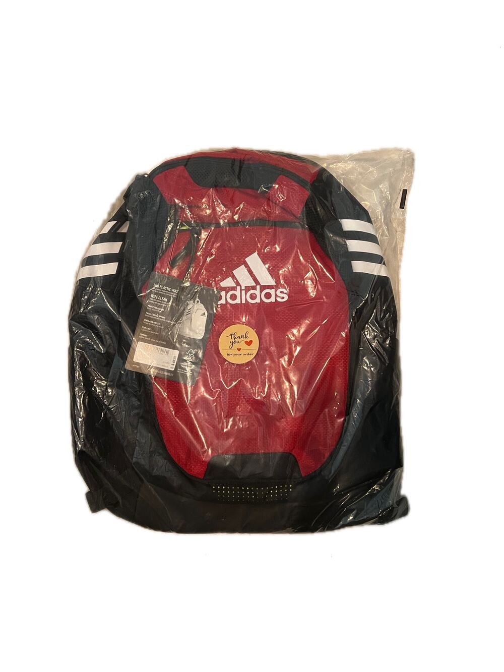 NWT Adidas Team Power Red Backpack Soccer Gym Bag